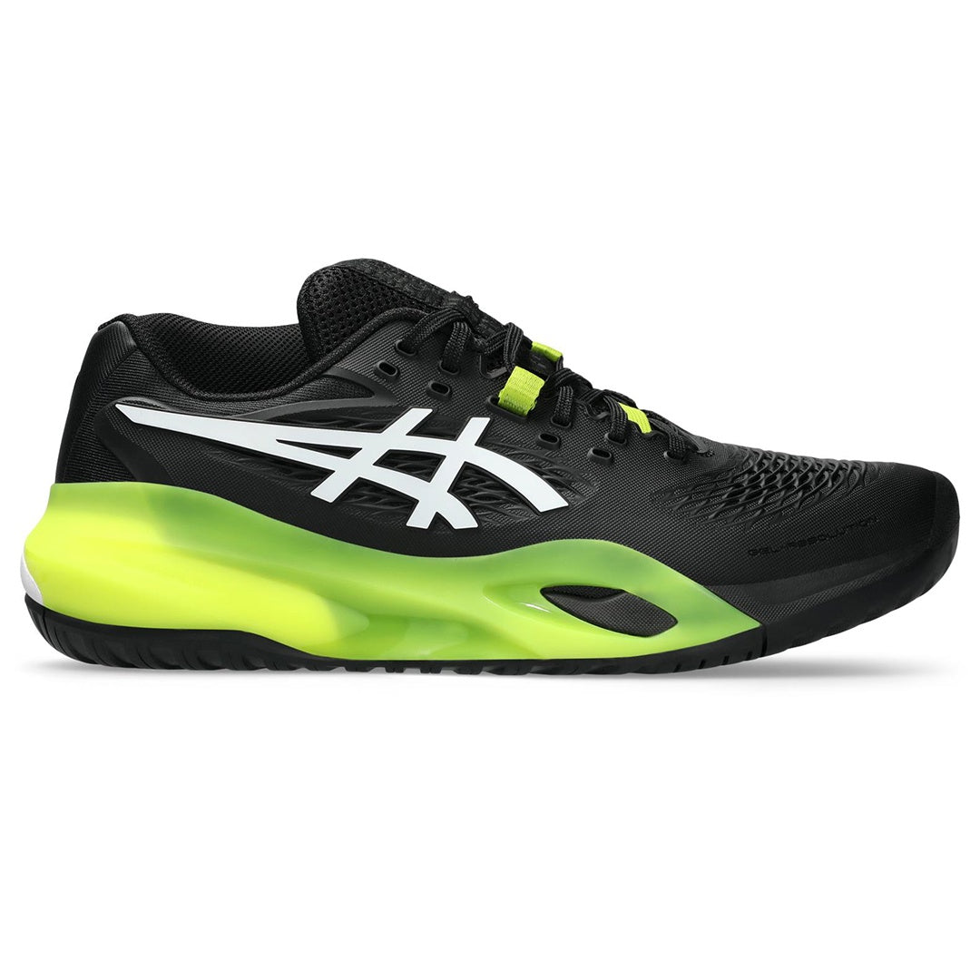 ASICS GEL-Resolution X Mens Tennis Shoes Black VOLT Sports