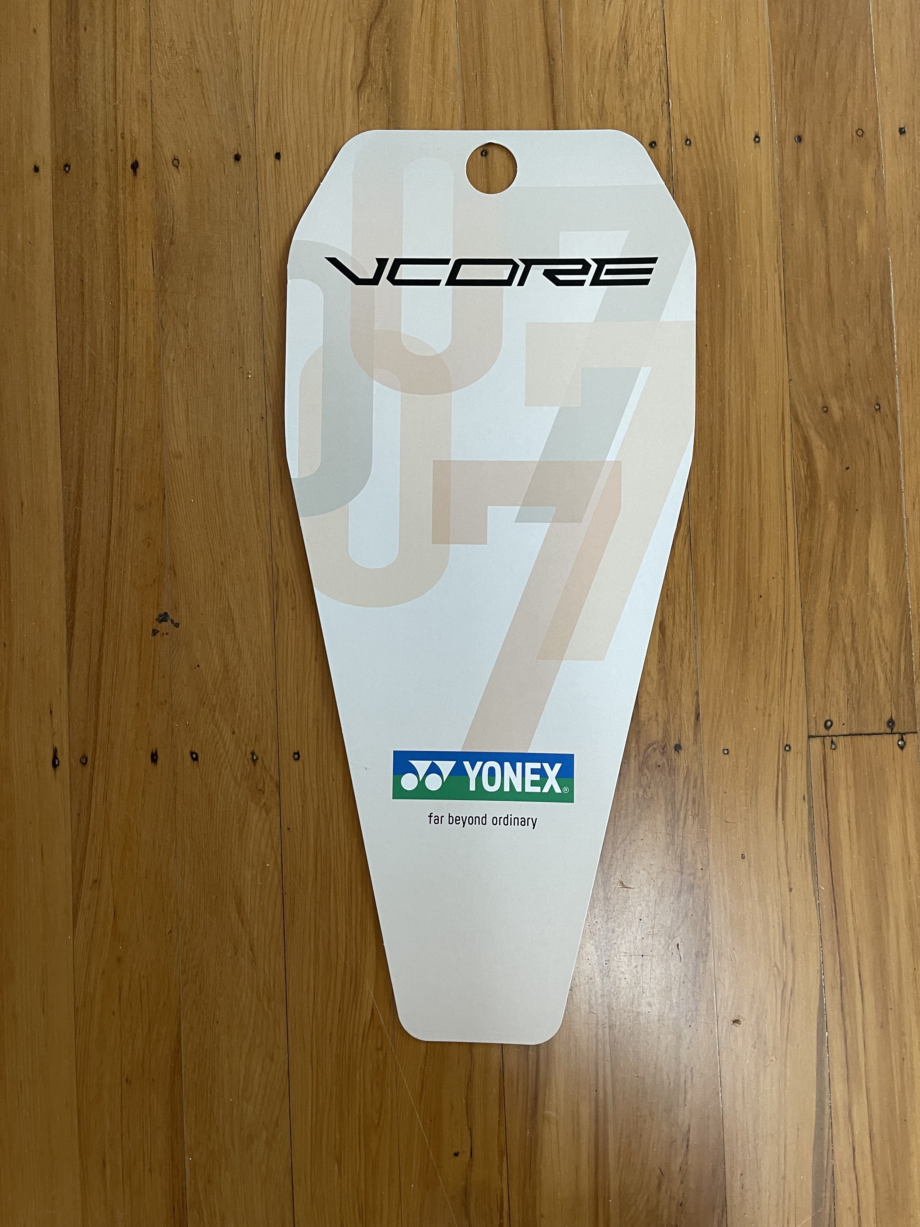 Yonex VCORE Racket Display