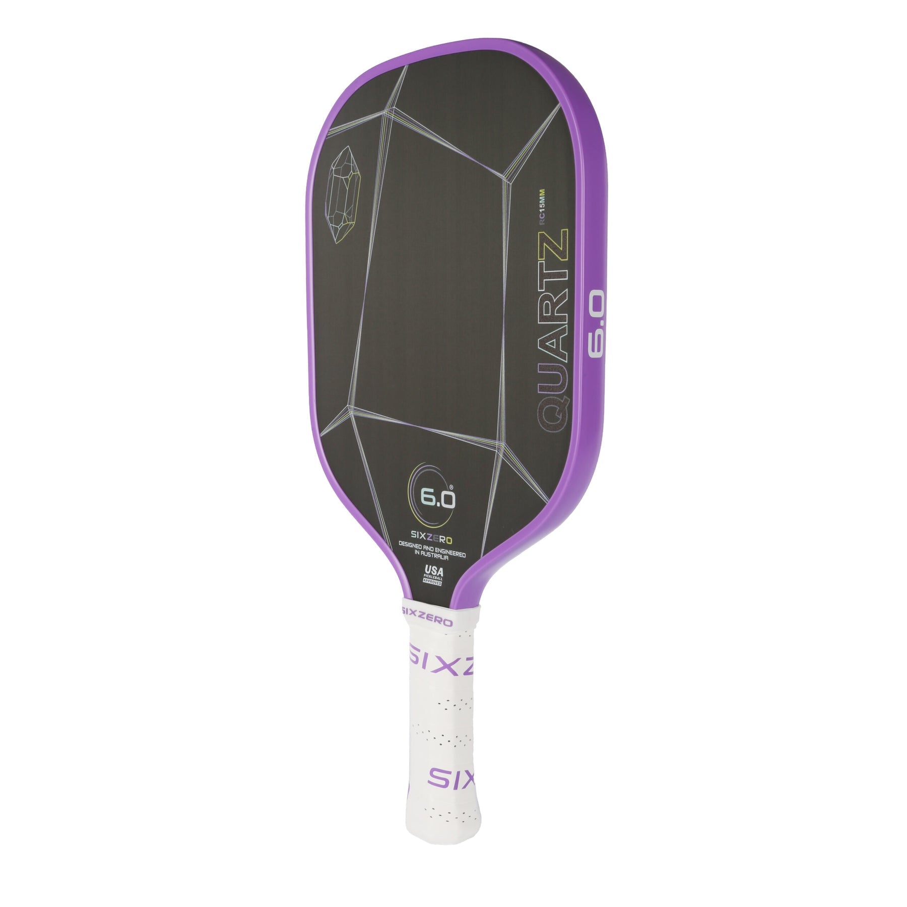 Six Zero Quartz Pickleball Paddle Purple
