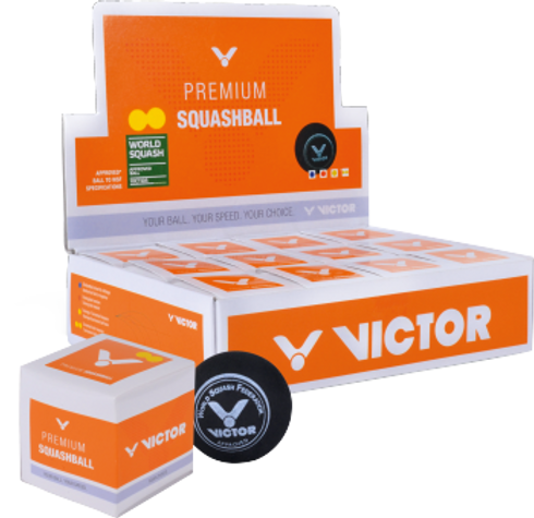 VICTOR Single Dot Squash Balls NZ