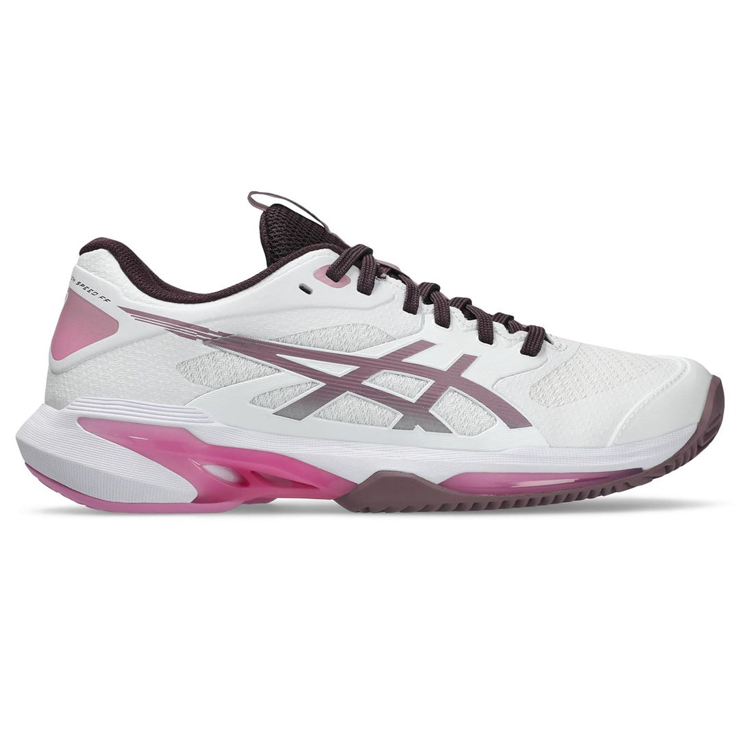 ASICS GEL-Solution Speed FF4 Womens Tennis Shoes White/Dusty Mauve