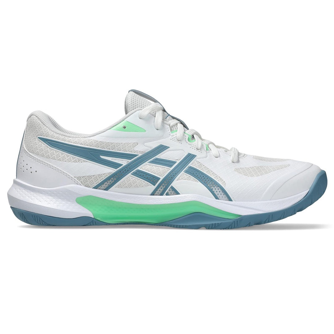 ASICS GEL-Tactic 13 Mens Indoor Court Shoes White/Saba Blue