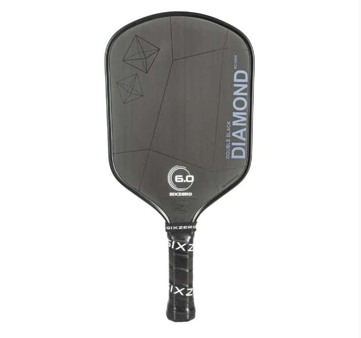 Six Zero Double Black Diamond Control 16mm Pickleball Paddle Ex-Demo