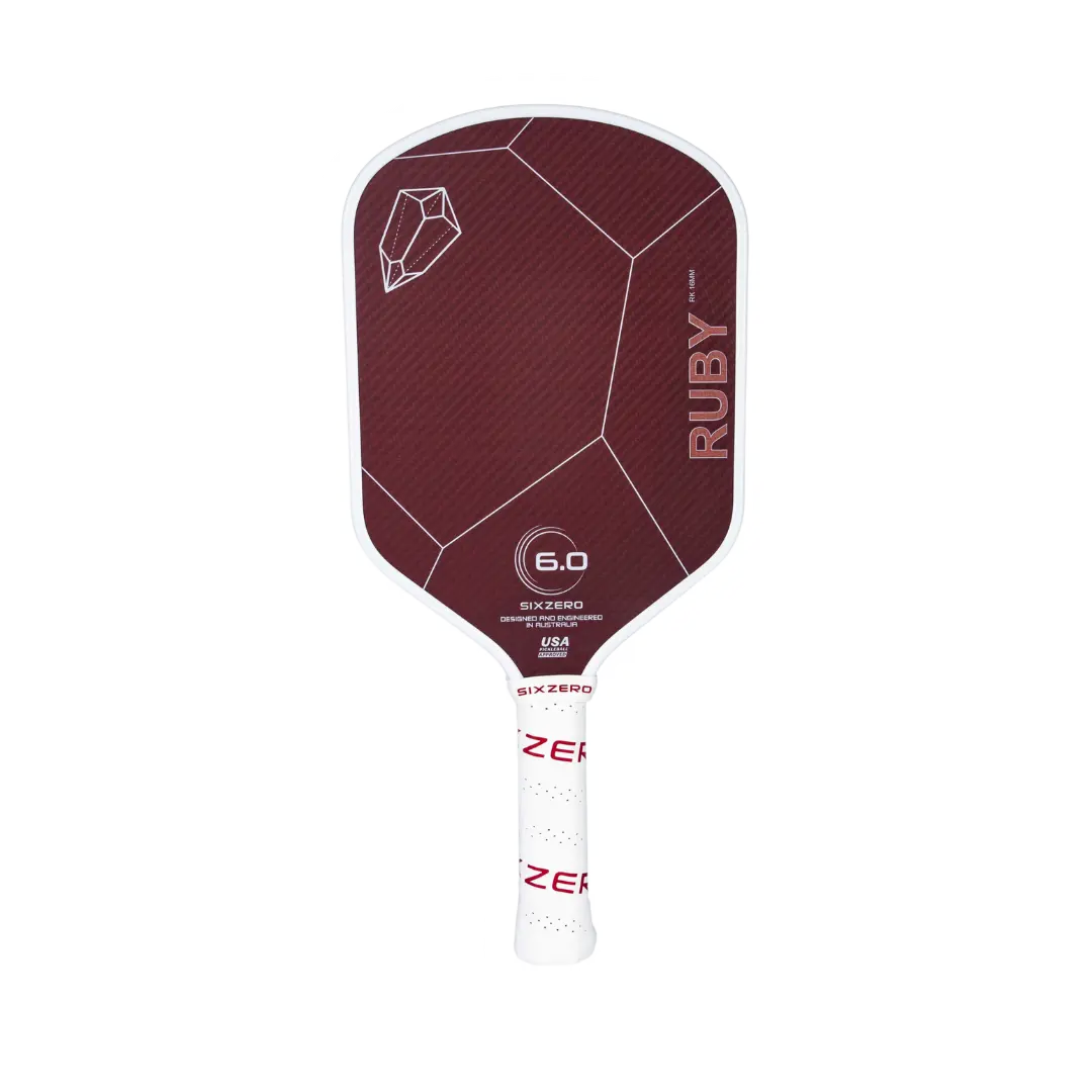 Six Zero Ruby 14mm Pickleball Paddle