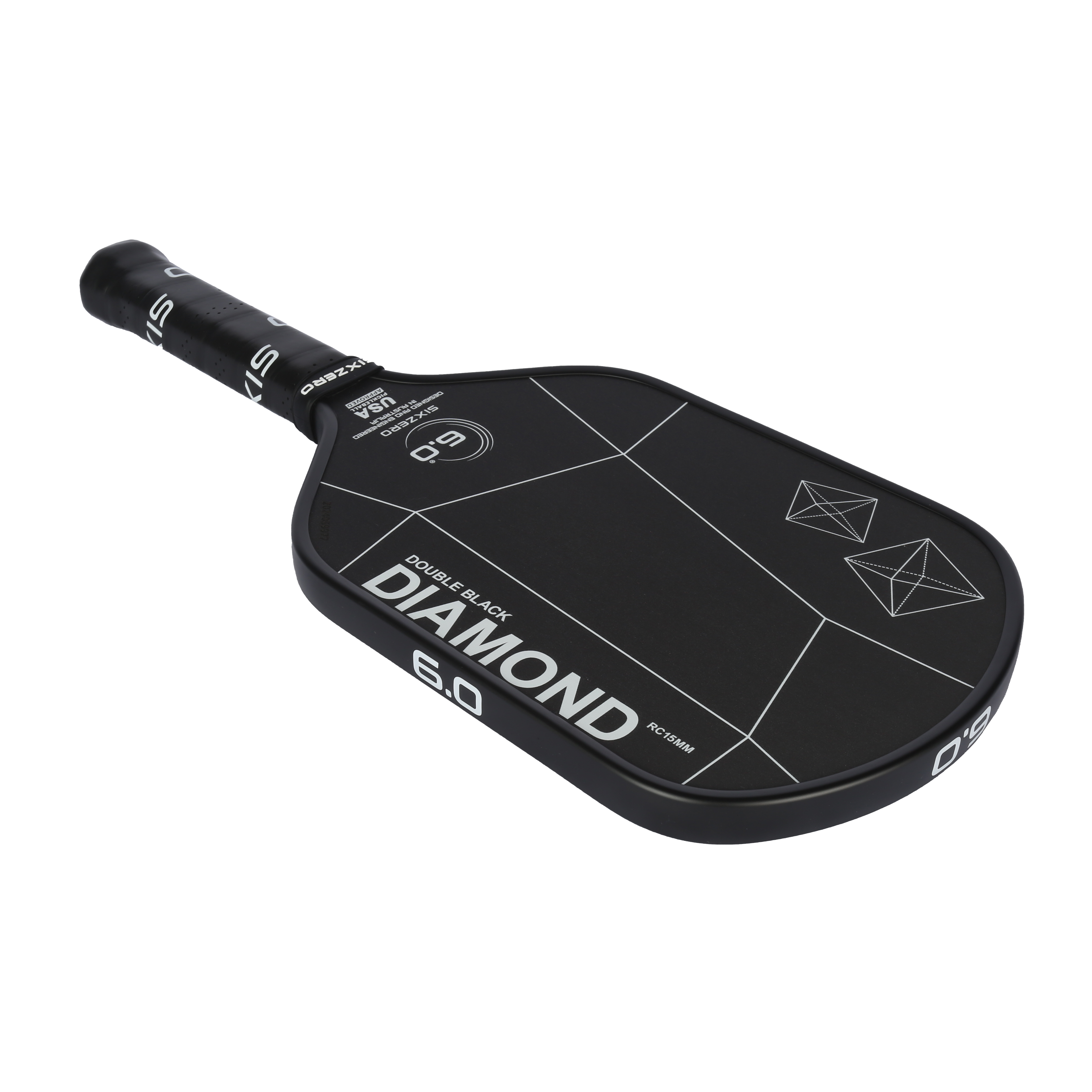 Six Zero Double Black Diamond Elongated Pickleball Paddle